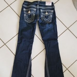 True Religion womens Dark wash Boot cut jeans